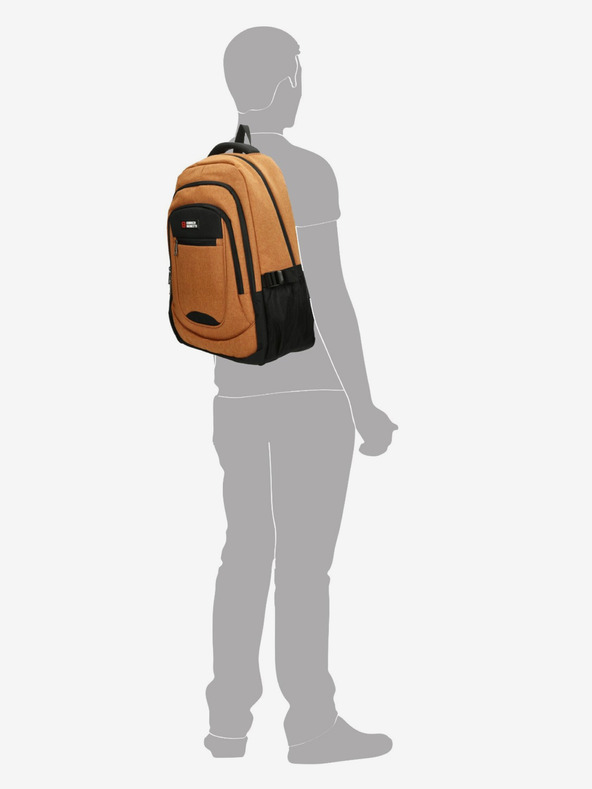 Enrico Benetti Rucksack Enrico Benetti Hamburg Notebookrucksack 35,5 l Rust