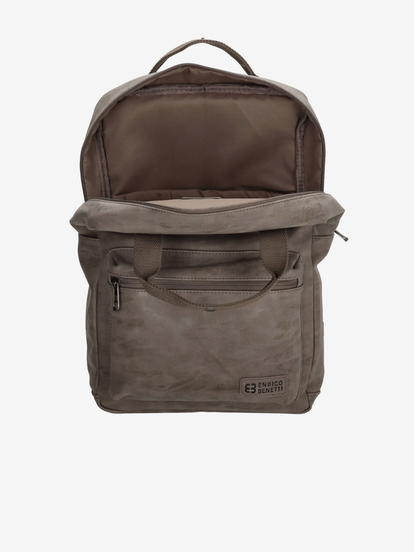 Enrico Benetti Enrico Benetti Rotterdam 13" Notebookrucksack Medium Taupe