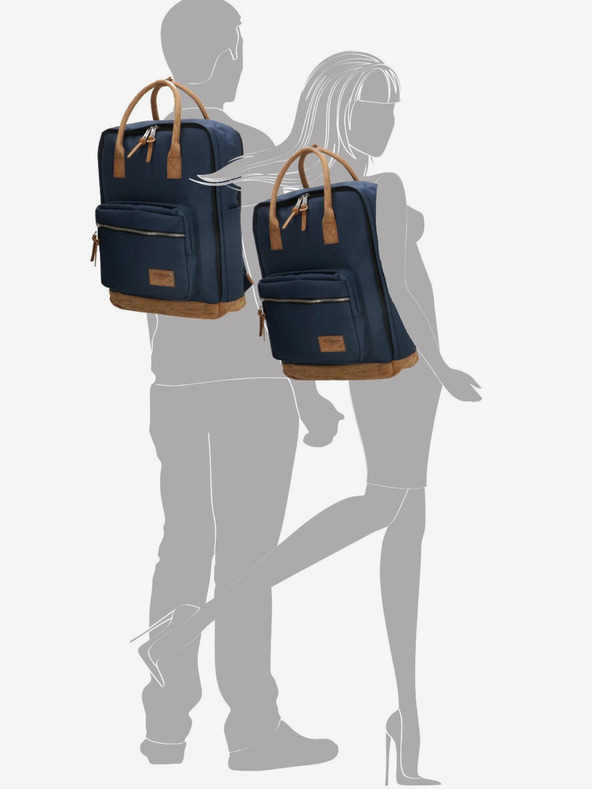 Enrico Benetti Rucksack Enrico Benetti Santiago 17" Notebook-Rucksack 19 l Blau