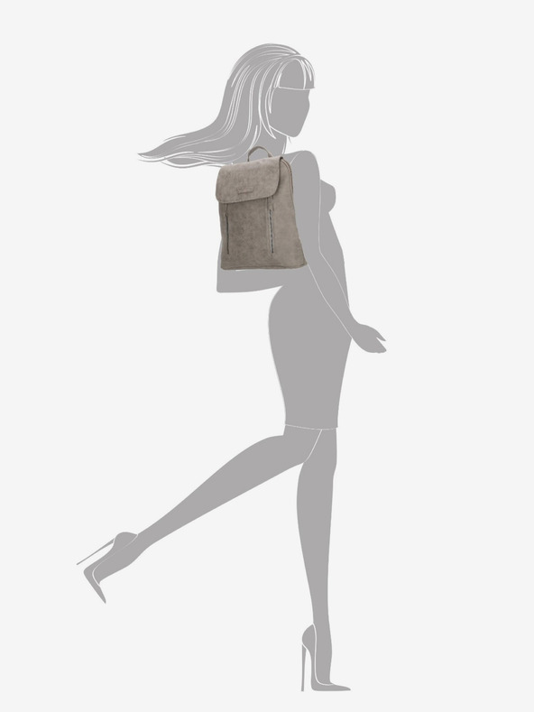 Enrico Benetti Rucksack Enrico Benetti Nouméa Backpack Medium Taupe