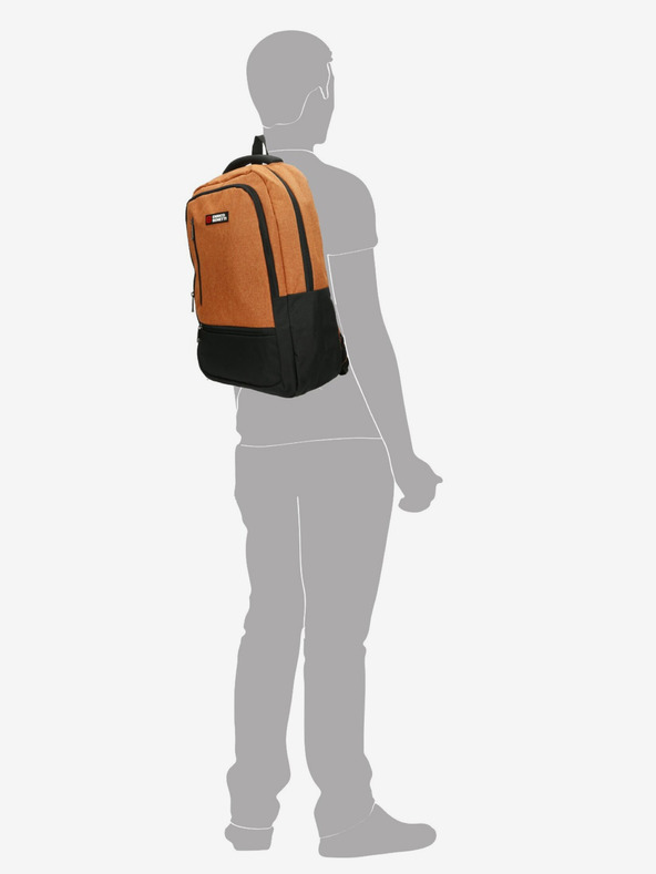 Enrico Benetti Rucksack Enrico Benetti Hamburg 15" Notebook-Rucksack Rust