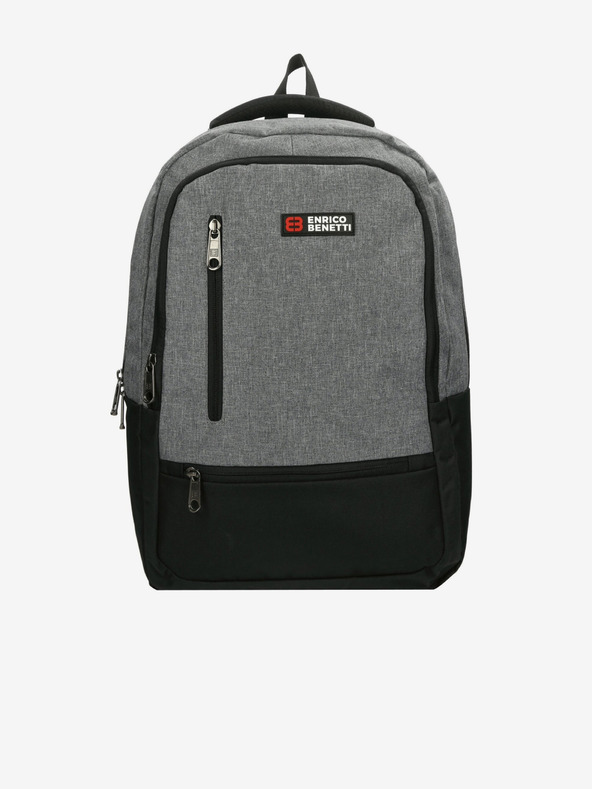 Enrico Benetti Rucksack Enrico Benetti Hamburg 15" Notebook-Rucksack Hellgrau