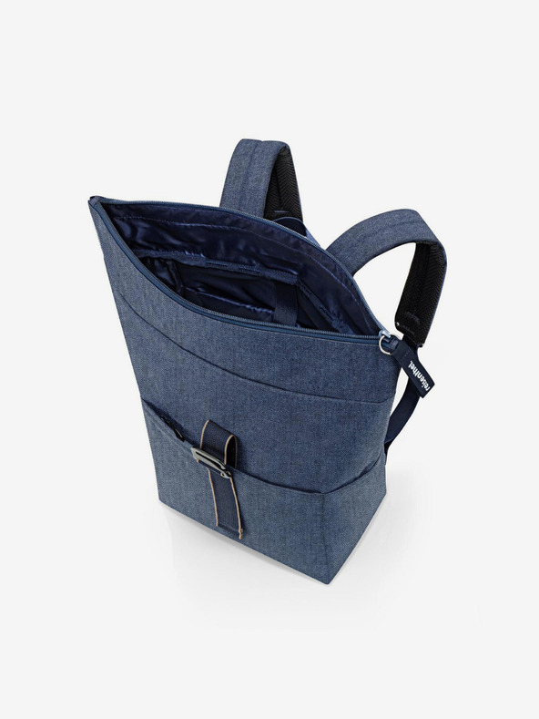 Reisenthel Reisenthel Rolltop Rucksack Herringbone Dunkelblau