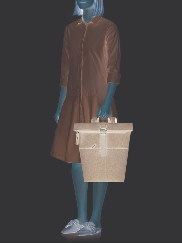 Reisenthel Reisenthel Rolltop Rucksack Herringbone Dunkelblau