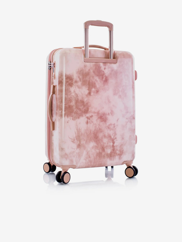 Heys Pink gemusterter Reisekoffer Heys Tie-Dye M