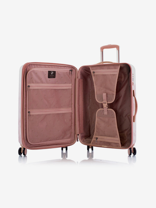 Heys Pink gemusterter Reisekoffer Heys Tie-Dye M