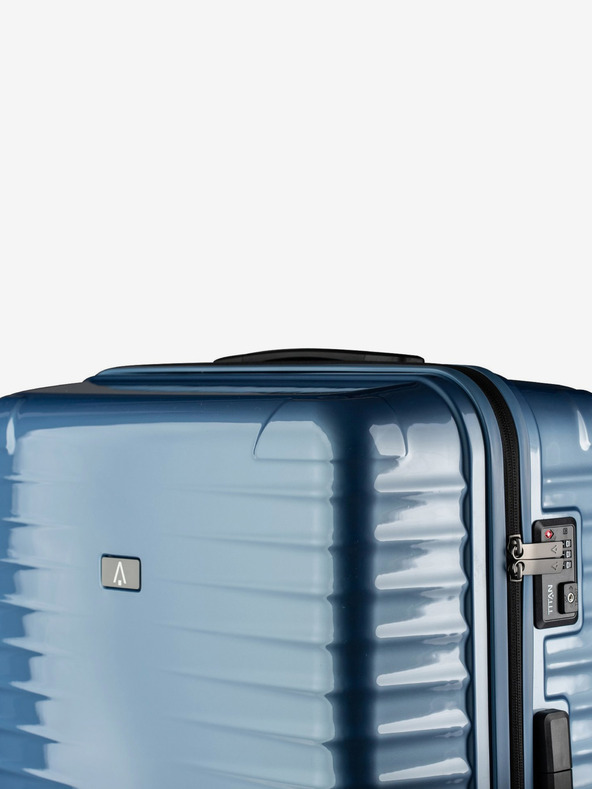 Titan Blauer Reisekoffer Titan Litron S