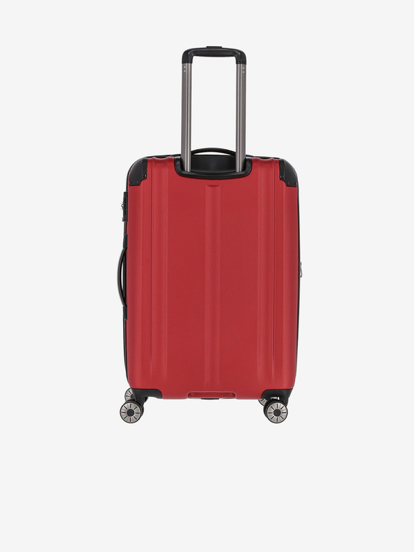 Travelite Roter Travelite City 4w Reisekoffer M