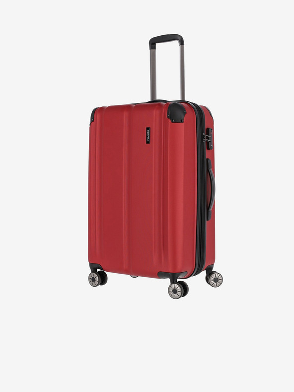 Travelite Roter Travelite City 4w Reisekoffer M
