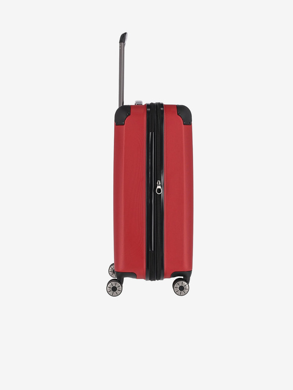 Travelite Roter Travelite City 4w Reisekoffer M