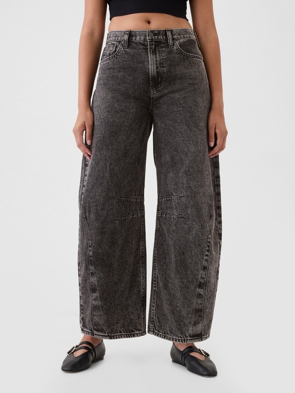 GAP Damen Mid Rise Horseshoe Jeans GAP