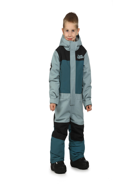 Horsefeathers Kinder Spirit Einteiler Winter Jumpsuit - blau Dunst Größe 5-6 HORSEFEATHERS