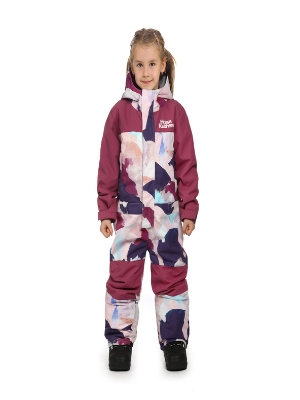 Horsefeathers Spirit Einteiliger Kinder-Winter-Overall - abstrakte Farbe Größe 5-6 HORSEFEATHERS