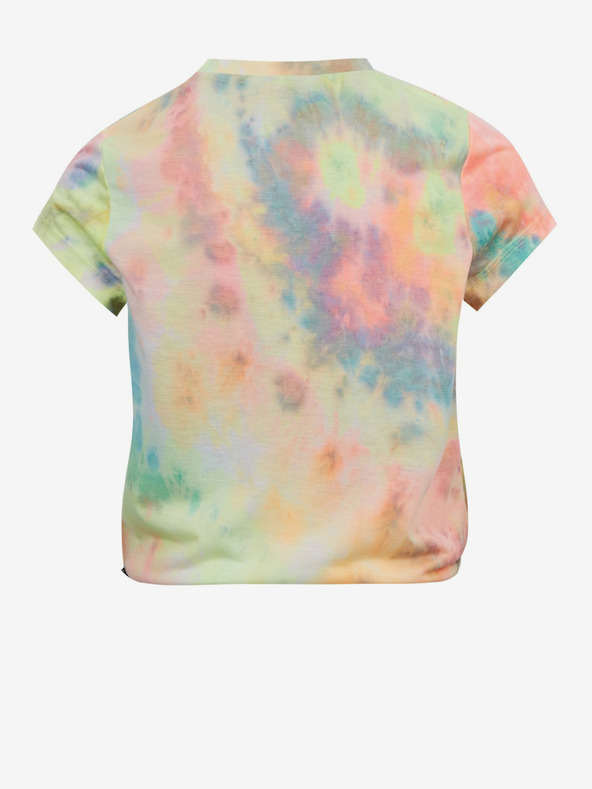 Sam 73 Türkis und gelb gemustertes Mädchen-T-Shirt SAM73 Auriga