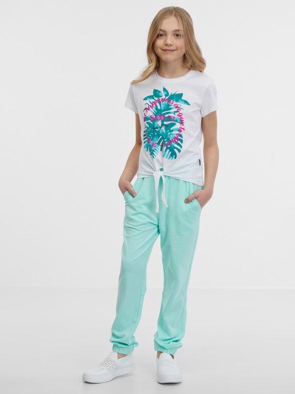 Sam 73 Weißes Mädchen-T-Shirt SAM 73 Kiara