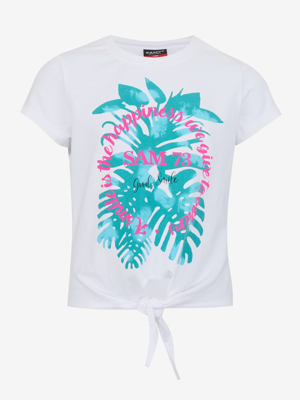 Sam 73 Weißes Mädchen-T-Shirt SAM 73 Kiara