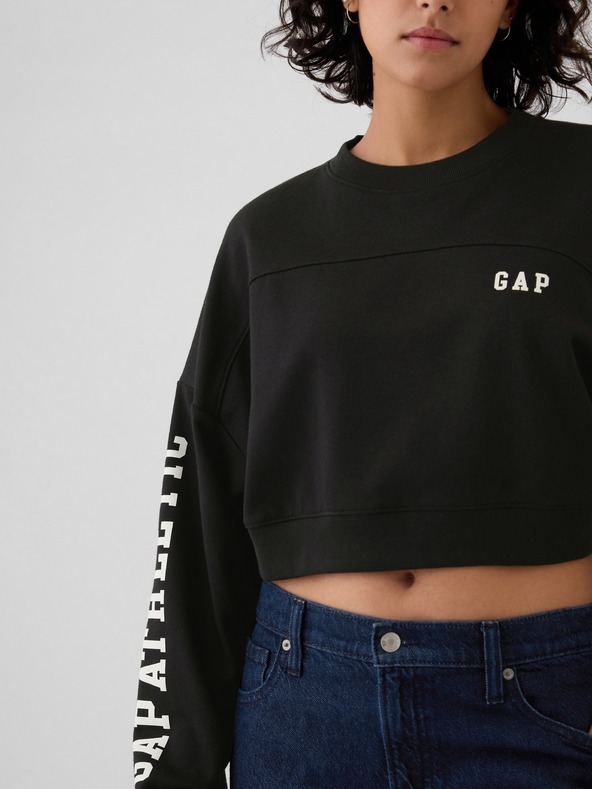 GAP Cropped Sweatshirt mit Logo GAP