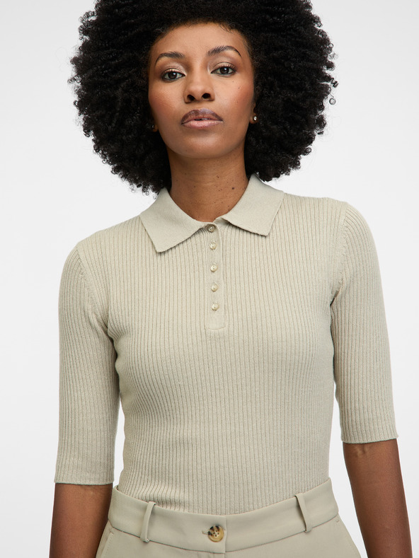 Orsay Graues Damen-Kurzarm-T-Shirt ORSAY