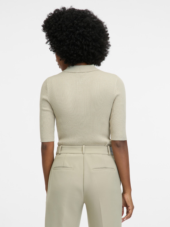 Orsay Graues Damen-Kurzarm-T-Shirt ORSAY