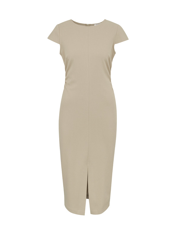 Orsay Beigefarbenes Damen Midikleid ORSAY