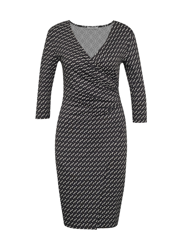Orsay Schwarzes knielanges Damenkleid ORSAY