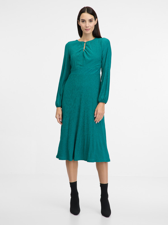 Orsay Grünes Damen-Midikleid ORSAY