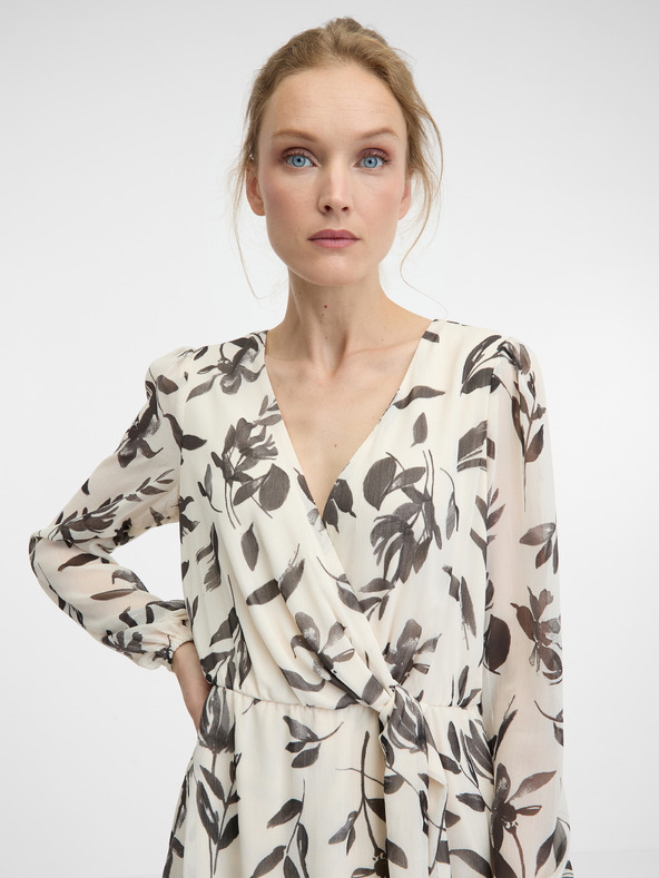 Orsay Graues knielanges Damenkleid ORSAY