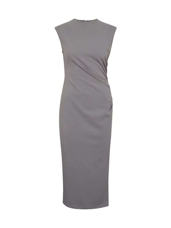 Orsay Graues Damen-Midikleid ORSAY