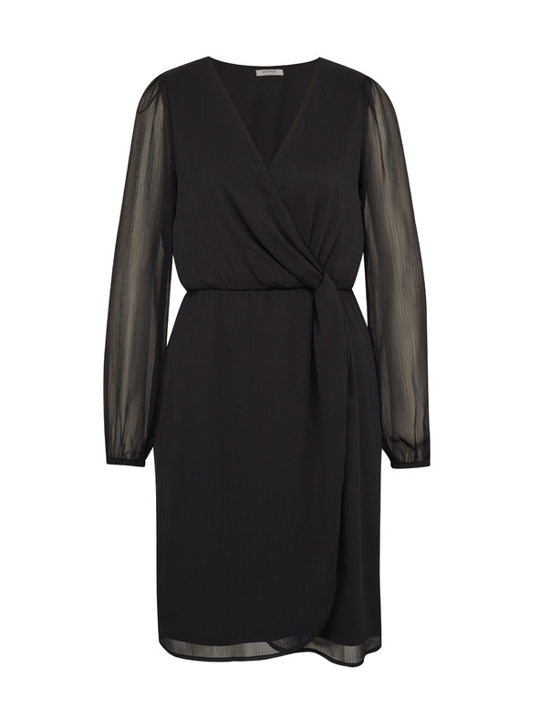 Orsay Schwarzes knielanges Damenkleid ORSAY
