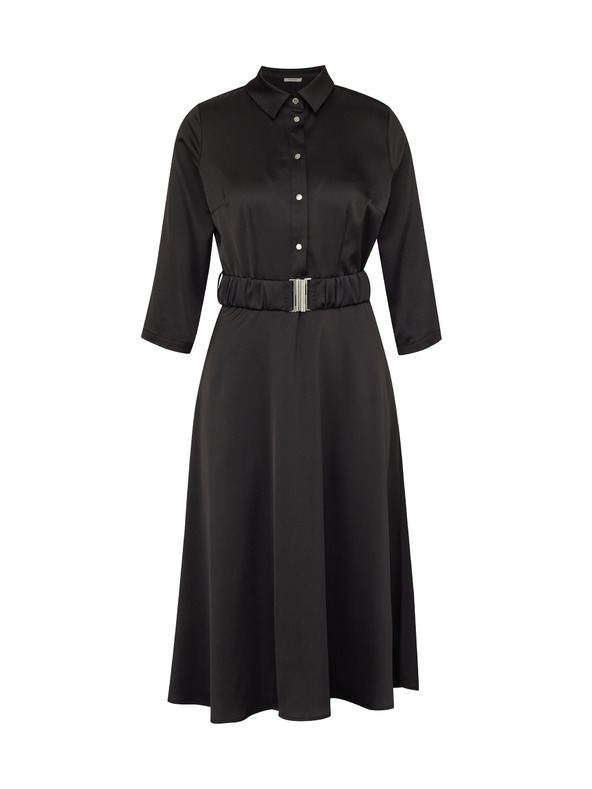Orsay Schwarzes knielanges Damenkleid ORSAY