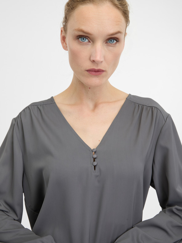 Orsay Graue Damen Bluse ORSAY