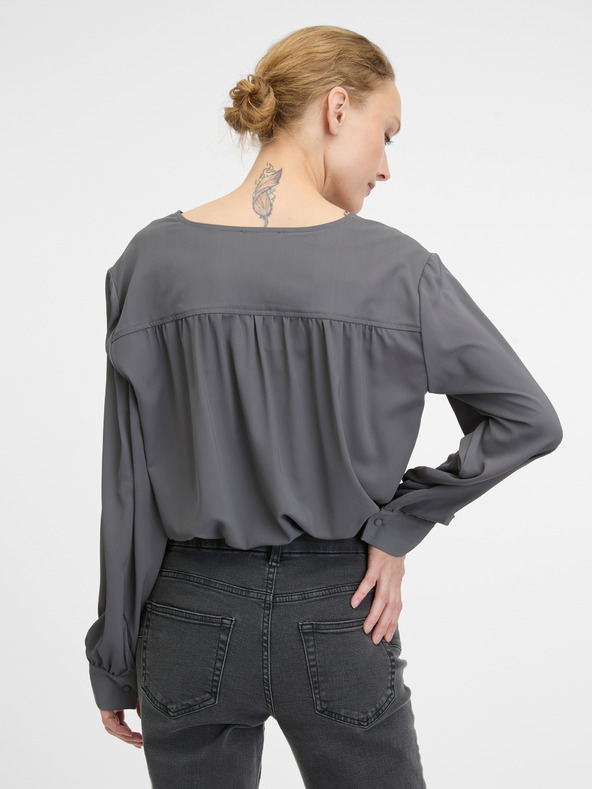 Orsay Graue Damen Bluse ORSAY