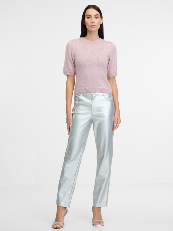 Orsay Silberne Damenhose Straight Fit ORSAY