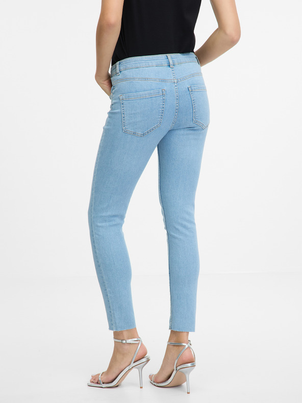 Orsay Hellblaue Skinny-Fit-Jeans für Damen ORSAY