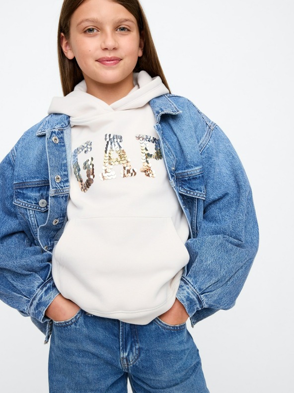 GAP Jungen-Sweatshirt mit Logo und Fleece GAP