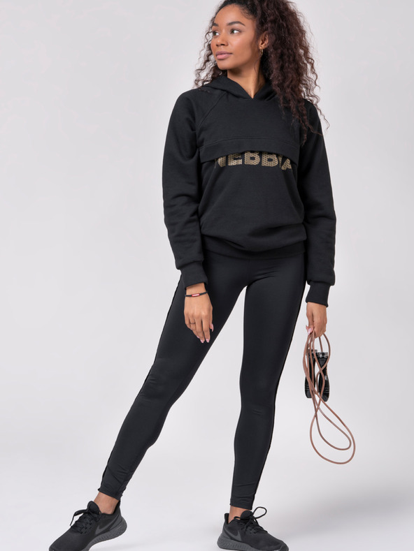 Nebbia Schwarzer Damen-Hoodie Nebbia