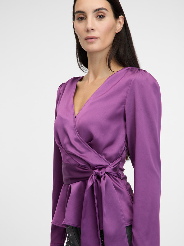 Orsay Lila Damenbluse ORSAY