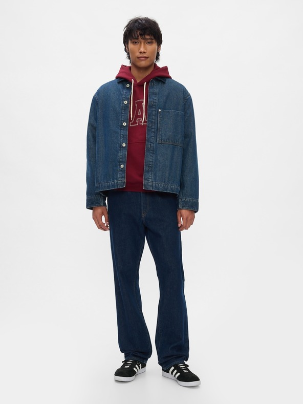 GAP Herren Oversize Sweatshirt mit Logo Stitch GAP