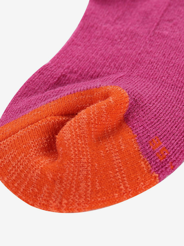 ALPINE PRO Dunkelrosa Damen-Merinowollsocken ALPINE PRO Phalte