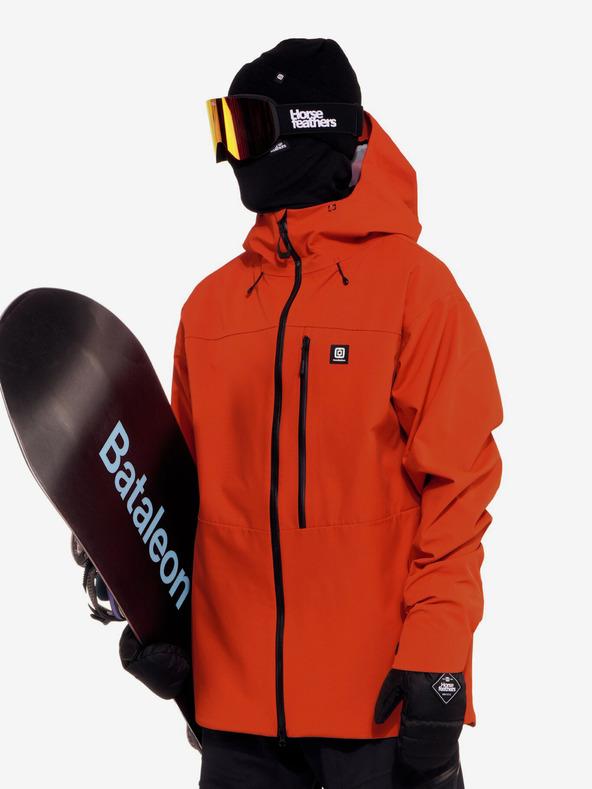 Horsefeathers Terra 3-Lagen-Jacke - roter Ton Horsefeathers