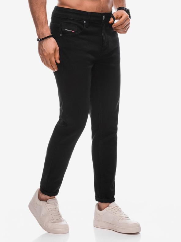 Edoti Schwarze Herrenjeans Edoti