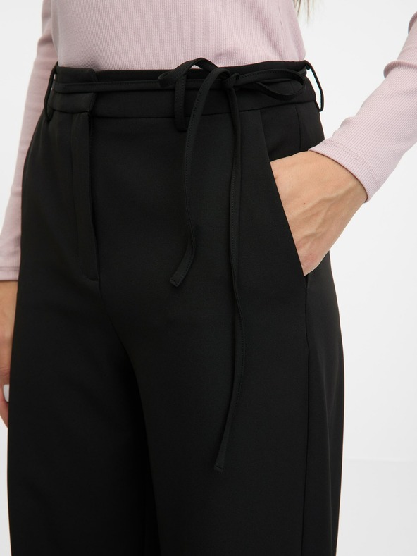 Orsay Schwarze Damen-Weitbeinhose ORSAY