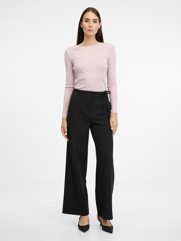 Orsay Schwarze Damen-Weitbeinhose ORSAY