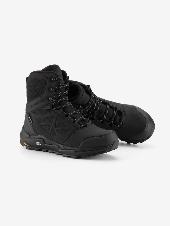 ALPINE PRO Herren-Winterstiefel mit Giga-Boom und Membrane ptx ALPINE PRO NERBE schwarz