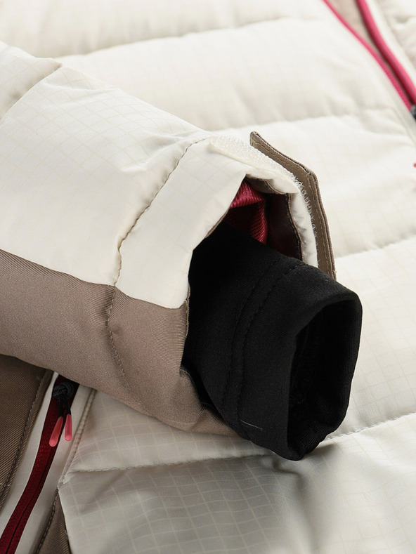 ALPINE PRO Damen Daunen-Skijacke mit ptx-Membran ALPINE PRO FERERA creme