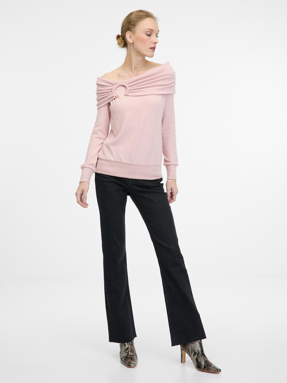 Orsay Hellrosa Damen Langarm-T-Shirt ORSAY
