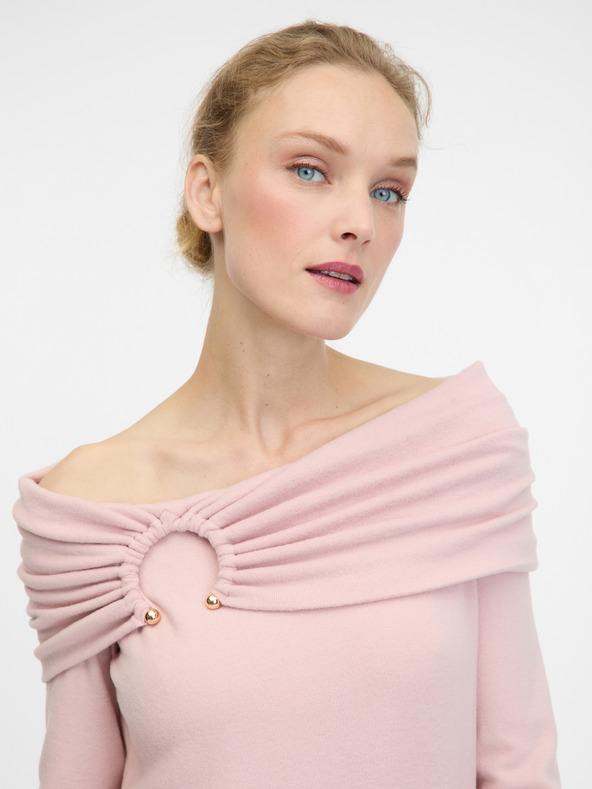 Orsay Hellrosa Damen Langarm-T-Shirt ORSAY
