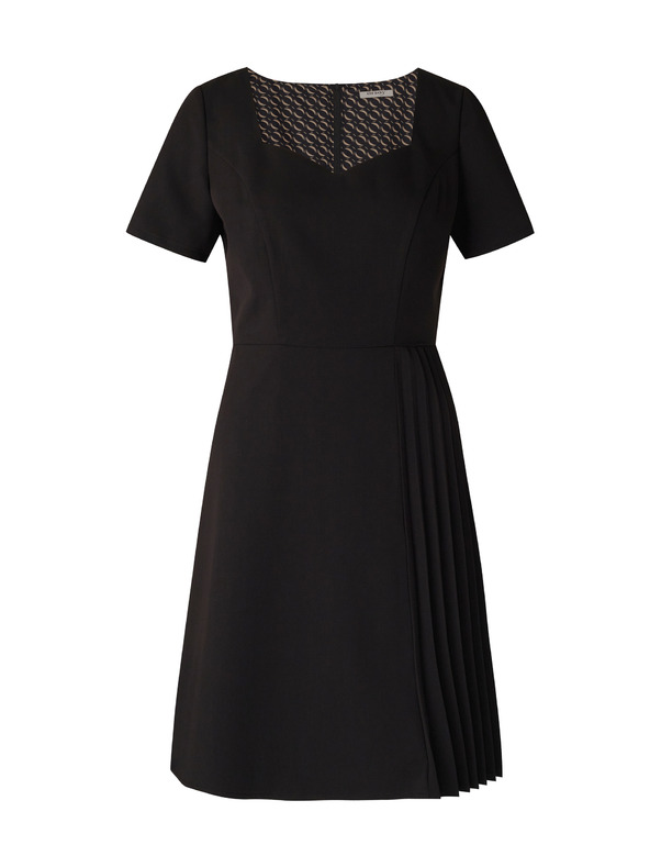 Orsay Schwarzes knielanges Damenkleid ORSAY