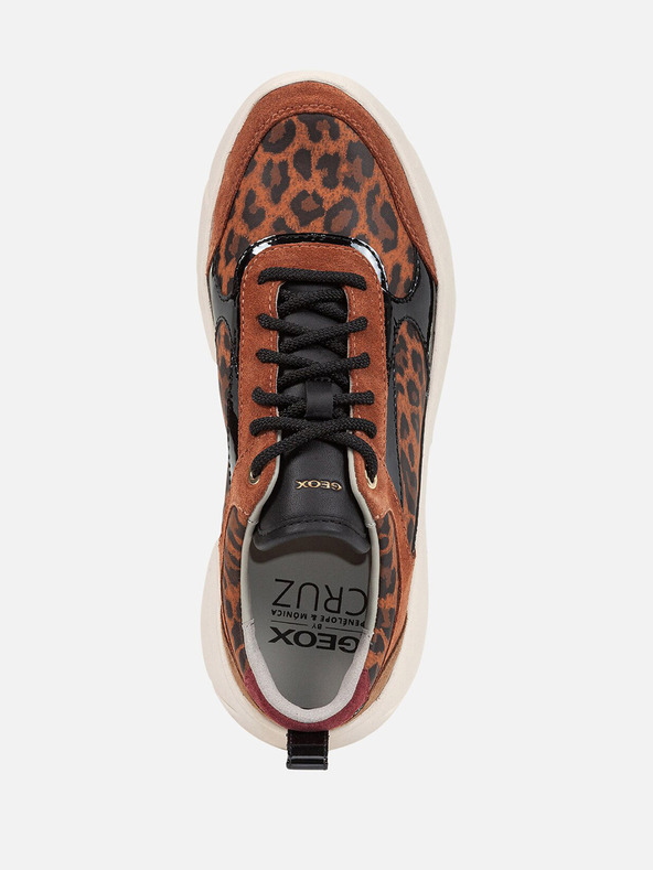 Geox Braune Geox Nebula 2.0 X Damen Turnschuhe
