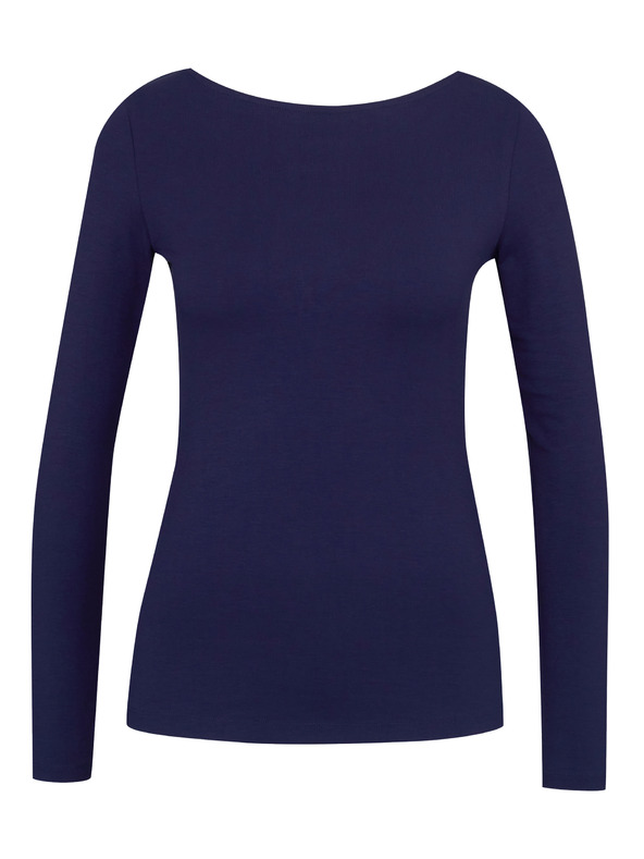 Orsay Dunkelblaues Damen-Langarmshirt ORSAY
